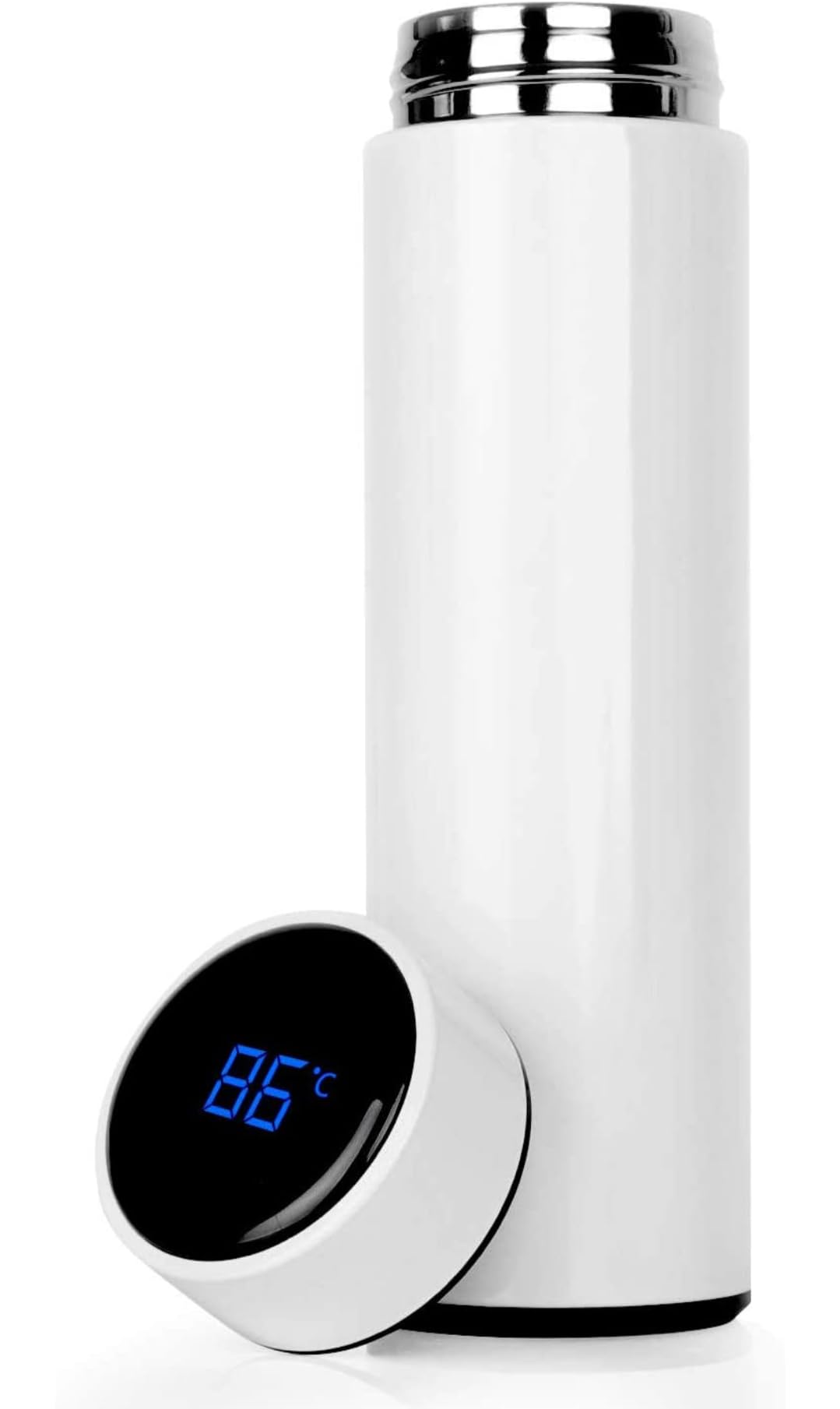 White LED Temperature Display Bottle (500 mL)