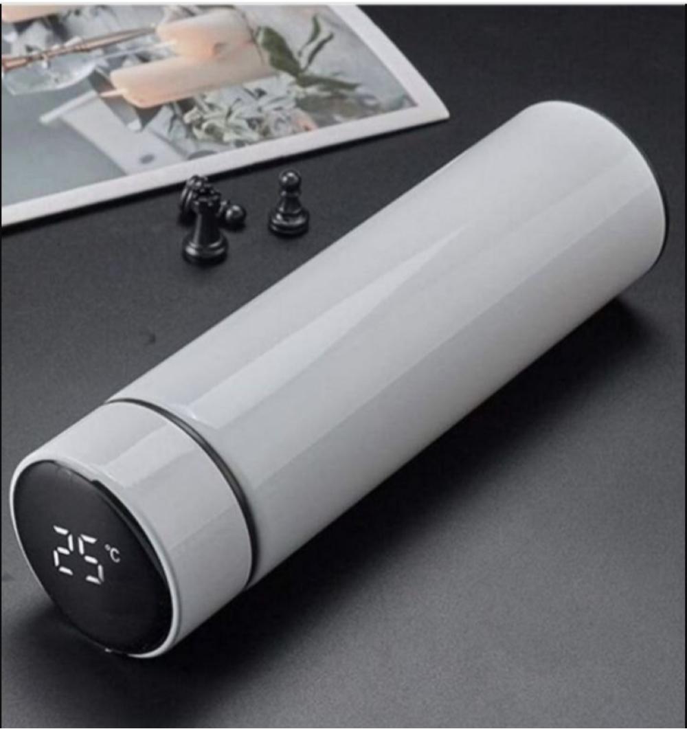 White LED Temperature Display Bottle (500 mL)